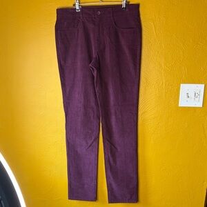 Men's Corduroy Pants - Plum Purple Holderness & Bourne